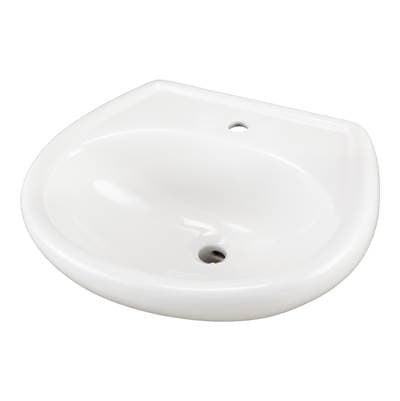 Gerber Plumbing Maxwell Petite Ped Top 20.5''x17.75'' Single Hole - White by Gerber Plumbing