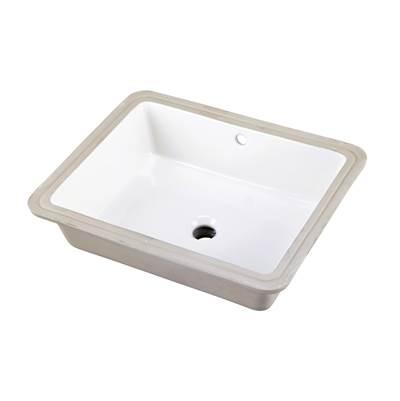 Wicker Park Square Petite Undercounter Lav 19.63''x15.5'' White by Gerber Plumbing