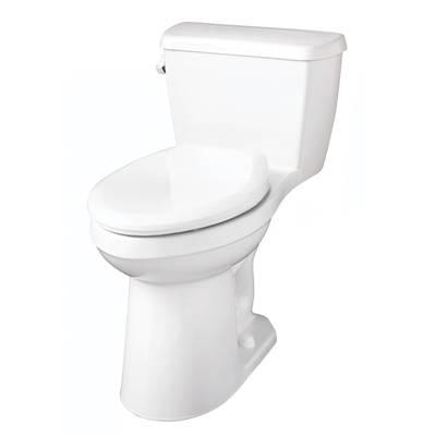 Avalanche 1.28gpf One-Piece ADA Compact Elongated 12'' Rough-in White by Gerber Plumbing