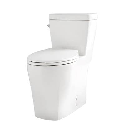 Gerber Plumbing Lemora 1.28gpf 1pc ADA Elongated CT Toilet 12'' Rough-in - White by Gerber Plumbing