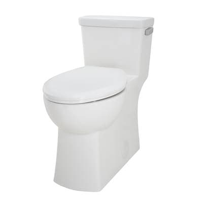 Gerber Plumbing Burr Ridge 1.28gpf ADA EL 1pc CT Toilet 12'' Rough-in Right Hand Lever - White by Gerber Plumbing