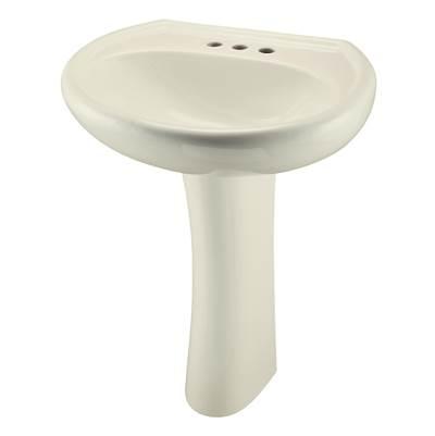 Maxwell Standard 4''CC Ped Lav Combo: G001251409 Lav w/ G002984209 Ped Biscuit