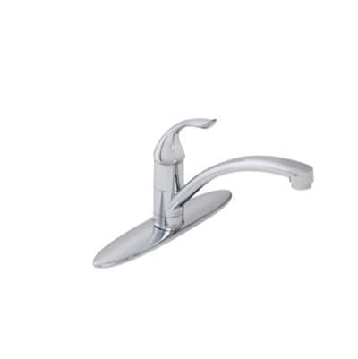 Gerber Plumbing Viper 1H Kitchen Faucet W/out Spray & W/ Deck Plate 1.75gpm - Chrome
