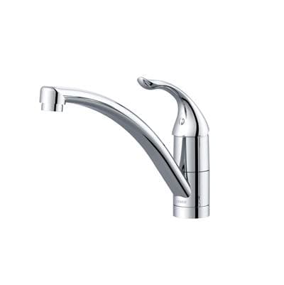 Gerber Plumbing Viper 1H Kitchen Faucet W/out Spray & W/ Deck Plate 1.5gpm - Chrome