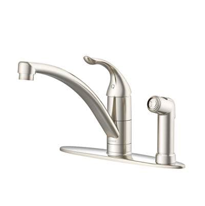 Gerber Plumbing Viper 1H Kitchen Faucet W/ Spray On Deck 1.75gpm Aeration/2.2gpm Spray -... by Gerber Plumbing