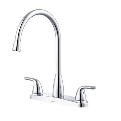 Gerber Plumbing Viper 2H High Arc Kitchen Faucet W/out Spray 1.75gpm - Chrome by Gerber Plumbing
