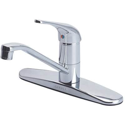 Gerber Plumbing Maxwell 1H Kitchen Faucet W/out Spray 1.75gpm - Chrome by Gerber Plumbing