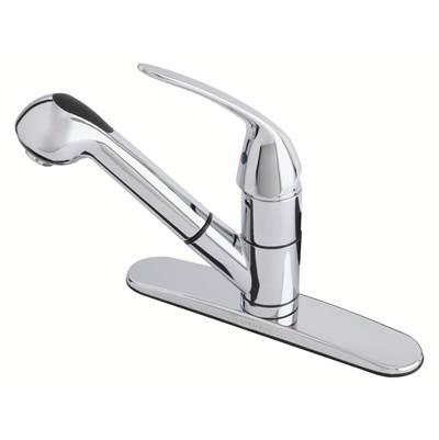 Maxwell SE 1H Pull-Out Kitchen Faucet w/ Washerless Cartridge 1.75gpm Chrome by Gerber Plumbing