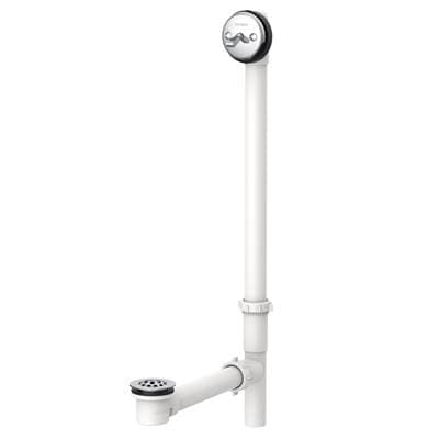 Gerber Plumbing Gerber Classics PVC Trip Lever Drain for Roman Tub - Chrome by Gerber Plumbing