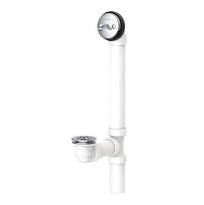 Gerber Plumbing Gerber Classics Schedule 40 PVC Trip Lever Drain for Standard Tub - Chrome by Gerber Plumbing