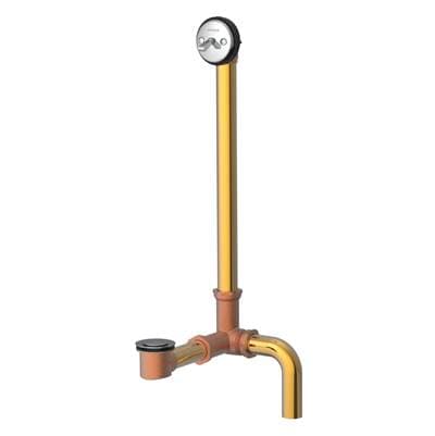 Gerber Plumbing Gerber Classics Pop-up Drain for Roman Tub with Side Outlet Installation - Chrome by Gerber Plumbing