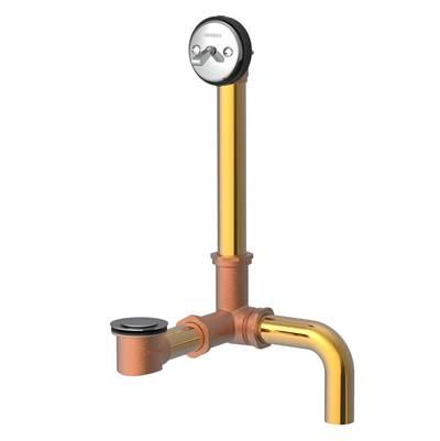Gerber Classics Pop-up Side Outlet 20 Gauge Drain for Standard Tub with Brass Nuts Chrome by Gerber Plumbing