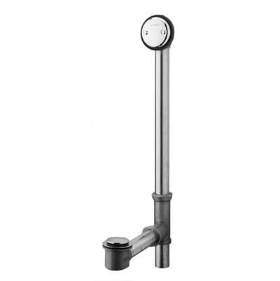 Gerber Plumbing Gerber Classics Auto Trip Drain for Roman Tub with Side Outlet Installation - Chrome by Gerber Plumbing