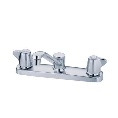 Gerber Plumbing Maxwell 2H Kitchen Faucet W/ Metal Handles & 8'' D-tube Spout 1.75gpm - Chrome by Gerber Plumbing