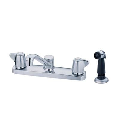 Gerber Plumbing Maxwell 2H Kitchen Faucet W/ Metal Handles Spray & 8'' D-tube Spout 1.75gpm... by Gerber Plumbing