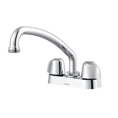 Gerber Classics Laundry Faucet with 8'' Spout Hose Connection 2.2gpm Chrome