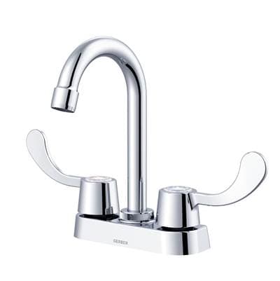 Gerber Plumbing Gerber Classics 2H Bar Faucet W/ Wristblade Handles 1.75gpm - Chrome by Gerber Plumbing
