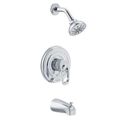 Gerber Plumbing Pressure Balance Tub & Shower Ips/maint Stops ''econo'' 1994 1.75gpm - Chrome by Gerber Plumbing