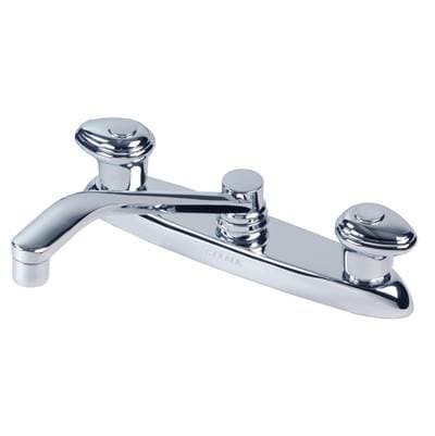 Gerber Plumbing Gerber Hardwater 2H Kitchen Faucet Deck Plate Mounted W/ 10'' D-tube Spout...