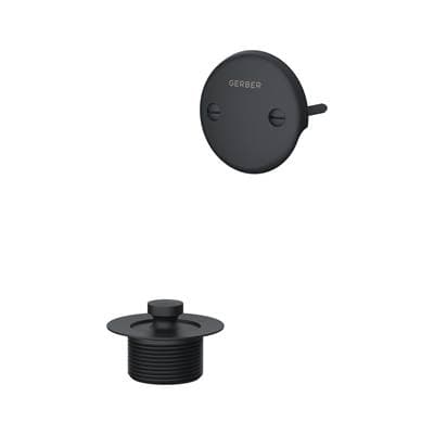 Gerber Plumbing Gerber Classics Lift & Turn Drain Trim Kit - Satin Black