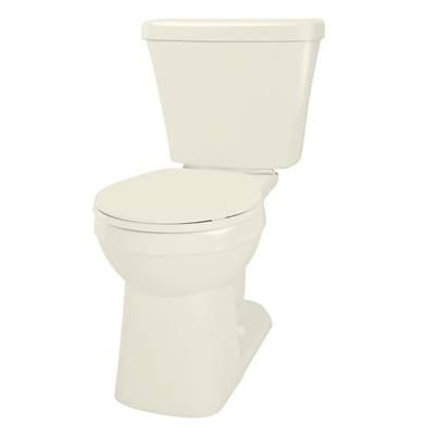 Elite 1.6gpf Simple CT ADA RF 10'' RI Combo: GAB2185209 Bowl w/ GAL2889509 Tank Biscuit by Gerber Plumbing