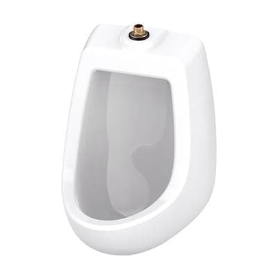 Gerber Plumbing North Point 0.125/0.5/1.0gpf Urinal Washout Top Spud Half Stall - White
