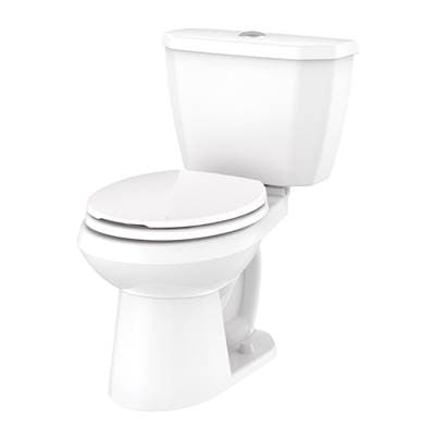 Gerber Plumbing Viper 0.8gpf RF 10'' RI Combo: Gws21551 Bowl W/ Glf28595 Tank - White by Gerber Plumbing