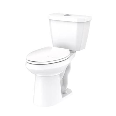 Gerber Plumbing Viper 0.8gpf ADA EL 10'' RI Combo: Gws21528 Bowl W/ Glf28595 Tank - White by Gerber Plumbing