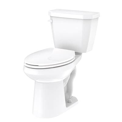 Gerber Plumbing Viper 0.8gpf ADA EL 12'' RI Combo: Gws21528 Bowl W/ Glf28580 with Lever Tank - White by Gerber Plumbing