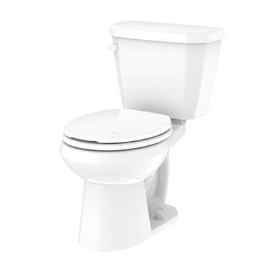 Gerber Plumbing Viper 0.8gpf RF 12'' RI Combo: Gws21551 Bowl W/ Glf28580 with Lever Tank - White by Gerber Plumbing