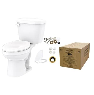 Gerber Plumbing Maxwell 1.28gpf Elongated Toilet-in Box (tank and Bowl) - White