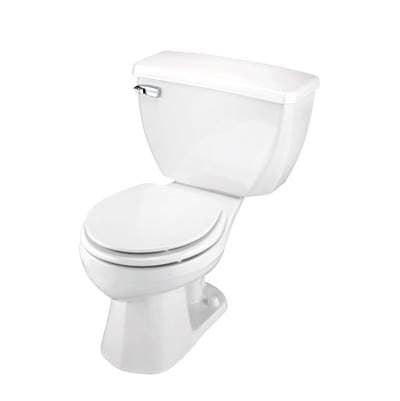 Gerber Plumbing Ultra Flush 1.0gpf RF 10'' RI Combo: Guf21342 Bowl W/ Guf28385 Tank - White by Gerber Plumbing