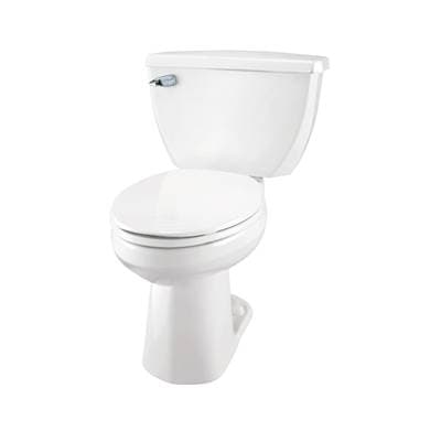 Gerber Plumbing Ultra Flush 1.0gpf ADA EL 10'' RI Combo: Guf21377 Bowl W/ Guf28385 Tank - White by Gerber Plumbing