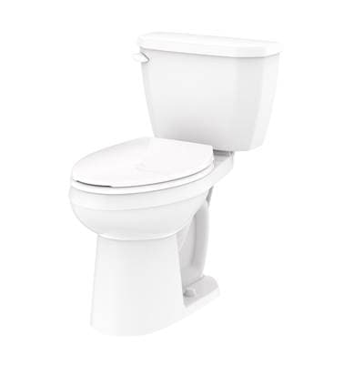 Gerber Plumbing Viper 1.0gpf ADA Compact EL 12'' RI Combo: Gws21872 Bowl W/ Gws28570 Tank - White by Gerber Plumbing
