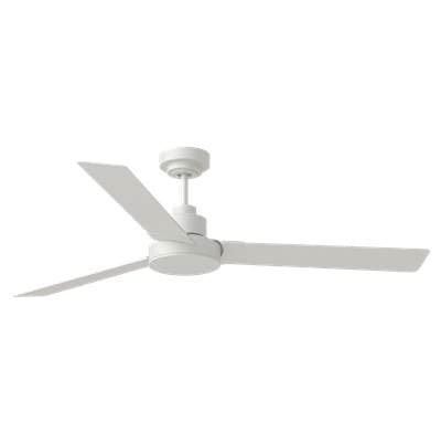 Generation Lighting Jovie Outdoor 58 Ceiling Fan in with Blades Matte White - Matte White Matte...