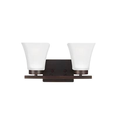 Generation Lighting Bayfield Two Light Wall / Bath Bronze Bulbs Included