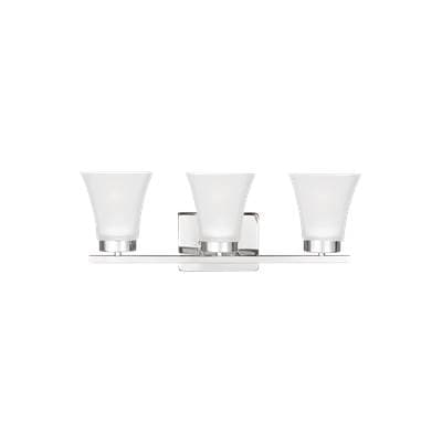 Generation Lighting Bayfield Three Light Wall / Bath - Chrome