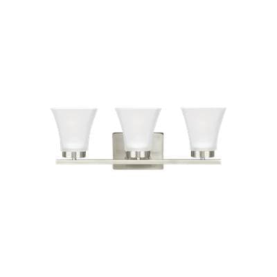 Generation Lighting Bayfield Three Light Wall / Bath - Brushed Nickel