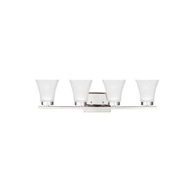 Generation Lighting Bayfield Four Light Wall / Bath Chrome Bulbs Included