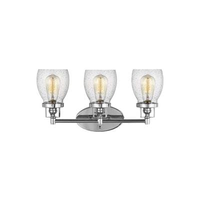 Generation Lighting Belton Three Light Wall / Bath Sconce - Chrome by Generation Lighting