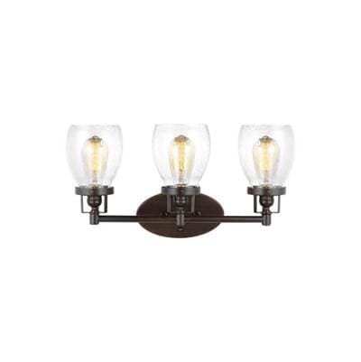 Generation Lighting Belton Three Light Wall / Bath Sconce - Bronze