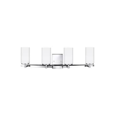 Generation Lighting Alturas Four Light Wall / Bath - Chrome by Generation Lighting