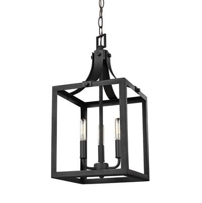 Generation Lighting Labette Small Three Light Hall / Foyer - Black