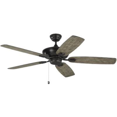 Generation Lighting Colony 52 Ceiling Fan in with Light Grey Weathered Oak Blades Aged Pewter -... by Generation Lighting