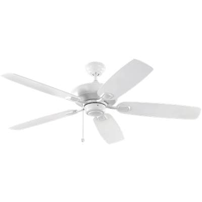Generation Lighting Colony 52 Ceiling Fan in with Blades Matte White - Matte White Matte White by Generation Lighting