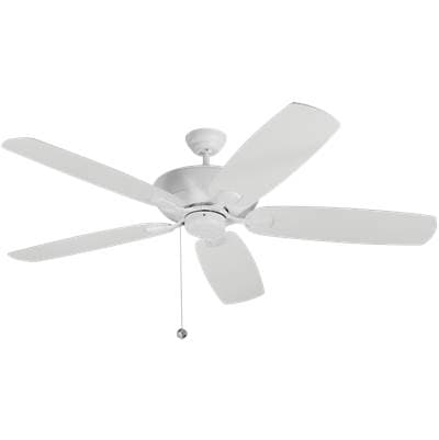 Generation Lighting Colony 60 Ceiling Fan in with Blades Matte White - Matte White Matte White