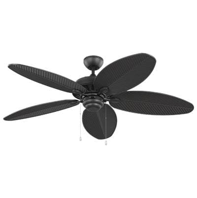 Generation Lighting Cruise Outdoor 52 Ceiling Fan in Matte Black - Matte Black Black by Generation Lighting