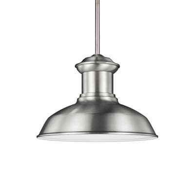 Generation Lighting Fredricksburg 13'' Pendant - Satin Aluminum