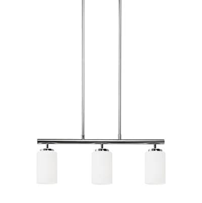 Generation Lighting Oslo Three Light Island Pendant - Chrome