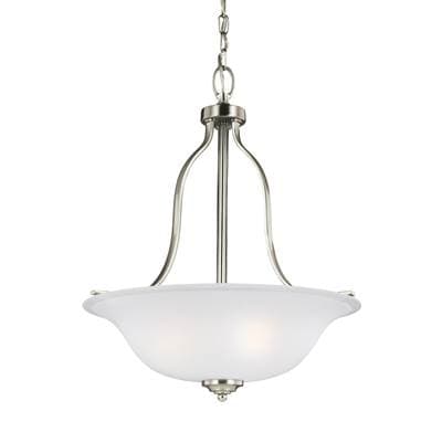 Generation Lighting Emmons Three Light Pendant - Brushed Nickel by Generation Lighting